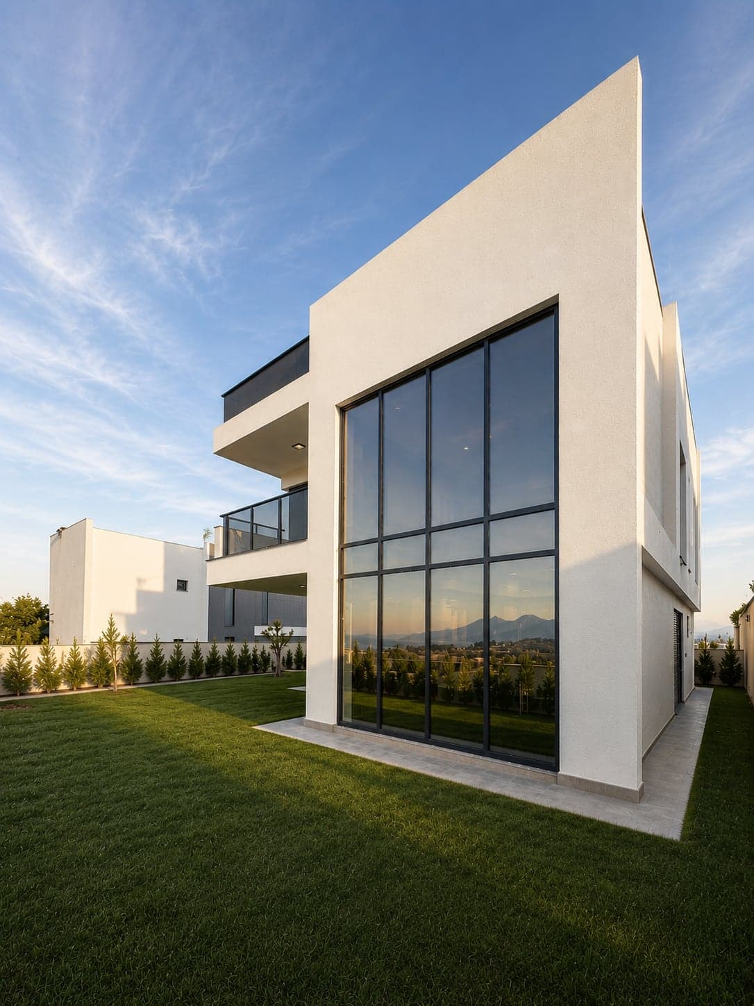 La Oliva Garden · Moderne Fassade mit raumhoher Verglasung